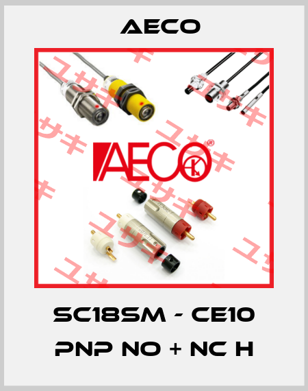SC18SM - CE10 PNP NO + NC H Aeco