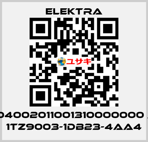 04002011001310000000 / 1TZ9003-1DB23-4AA4 ELEKTRA