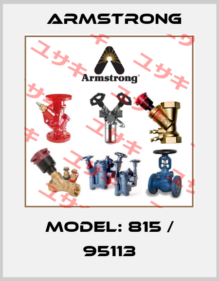 Model: 815 / 95113 Armstrong