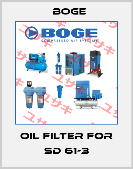 Oil filter for SD 61-3 Boge