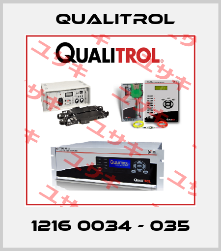 1216 0034 - 035 Qualitrol