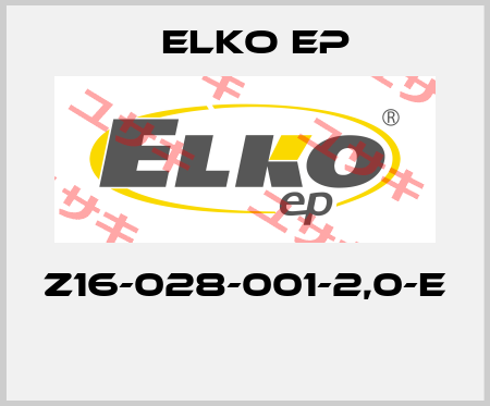 Z16-028-001-2,0-E  Elko EP