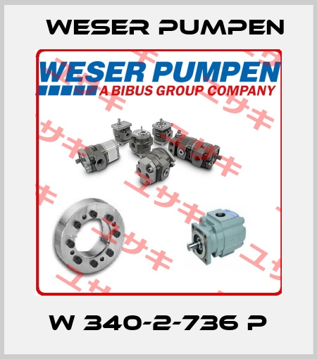 W 340-2-736 P Weser Pumpen
