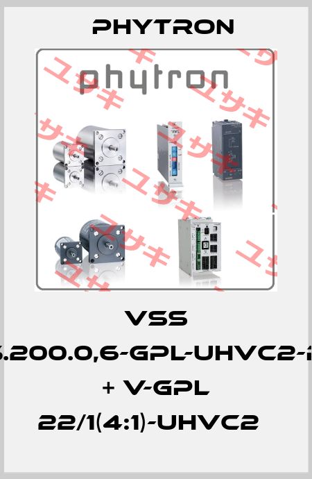 VSS 25.200.0,6-GPL-UHVC2-RS + V-GPL 22/1(4:1)-UHVC2　 Phytron