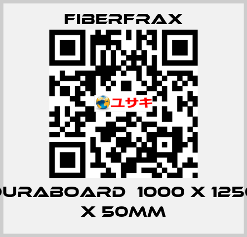 Duraboard  1000 x 1250 x 50mm Fiberfrax