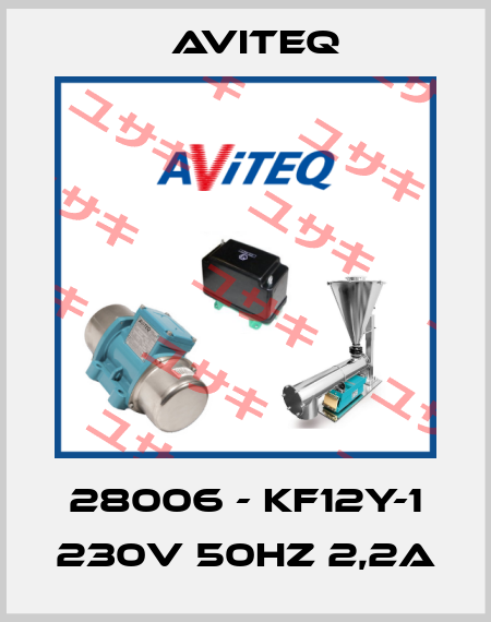 28006 - KF12Y-1 230V 50HZ 2,2A Aviteq
