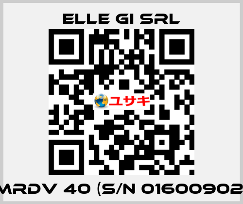 MRDV 40 (S/N 01600902) ELLE GI SRL