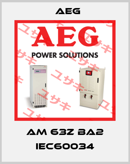 AM 63Z BA2 IEC60034 AEG