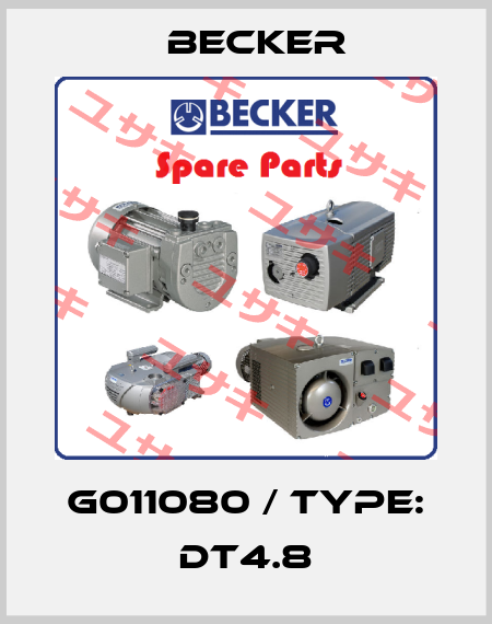 G011080 / Type: DT4.8 Becker