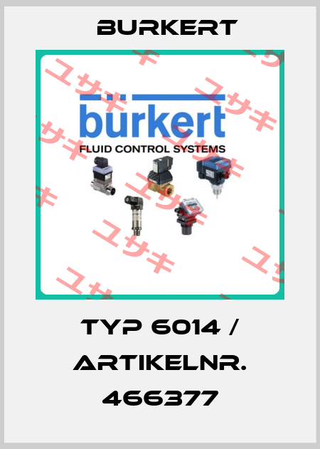 Typ 6014 / Artikelnr. 466377 Burkert
