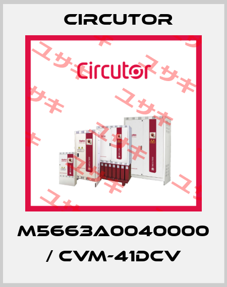 M5663A0040000 / CVM-41DCV Circutor