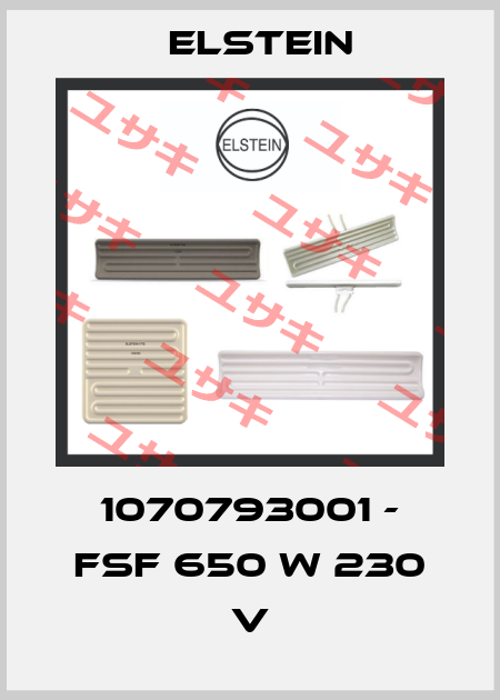 1070793001 - FSF 650 W 230 V Elstein