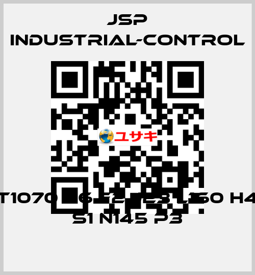 T1070 06 F2 J23 L160 H4 S1 N145 P3 JSP Industrial-Control