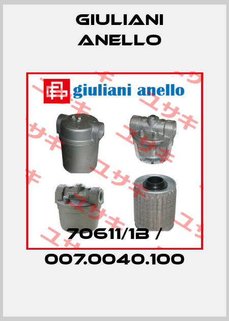 70611/1B / 007.0040.100 Giuliani Anello
