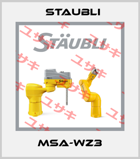 MSA-WZ3 Staubli