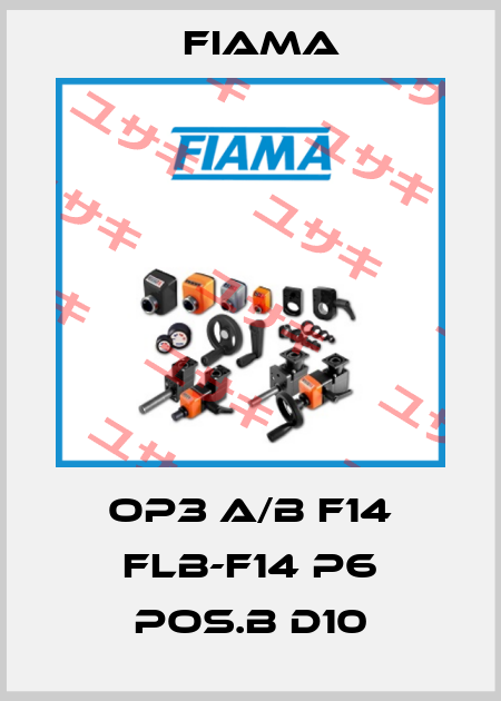 OP3 A/B F14 FLB-F14 P6 POS.B D10 Fiama