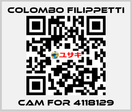 Cam for 4118129 Colombo Filippetti