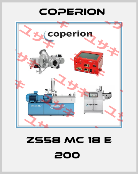 ZS58 MC 18 E 200  Coperion