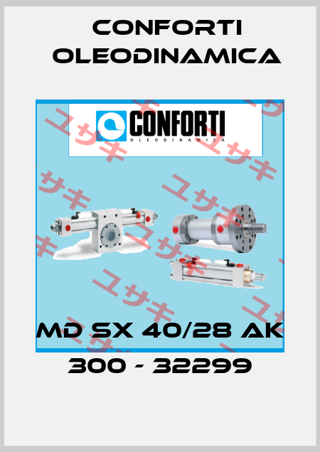MD SX 40/28 AK 300 - 32299 Conforti Oleodinamica