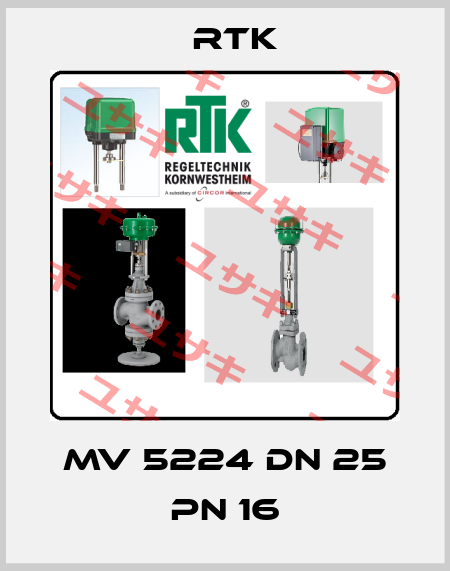 MV 5224 DN 25 PN 16 RTK