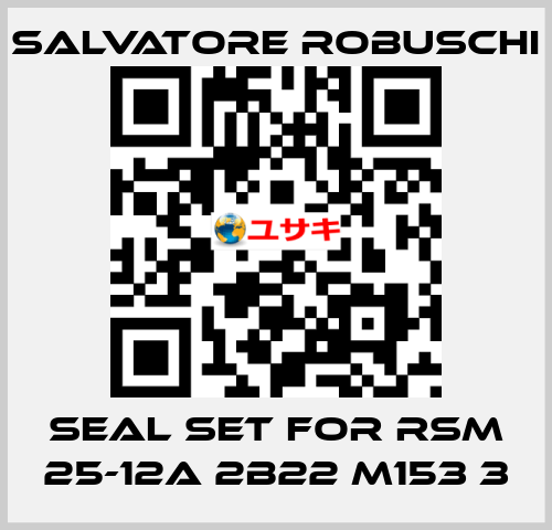 seal set for RSM 25-12A 2B22 M153 3 SALVATORE ROBUSCHI