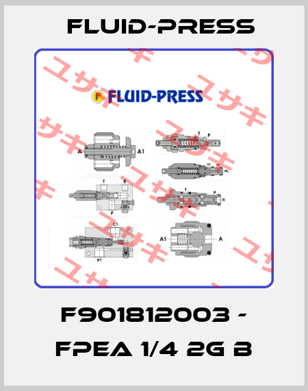 F901812003 - FPEA 1/4 2G B Fluid-Press