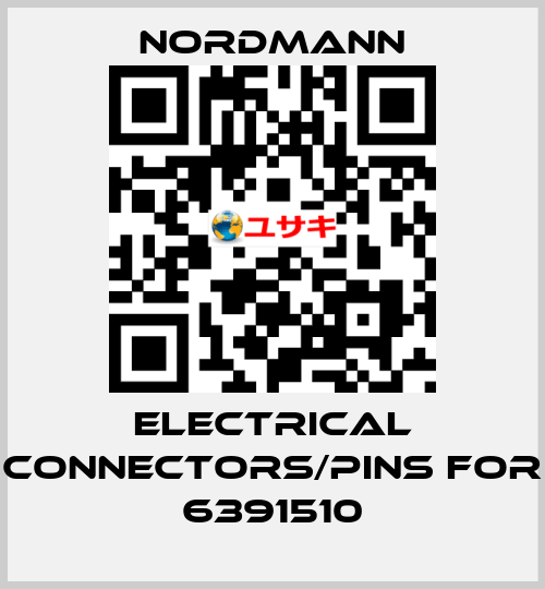 electrical connectors/pins for 6391510 Nordmann