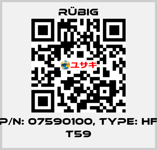 P/N: 07590100, Type: HF T59 Rübig