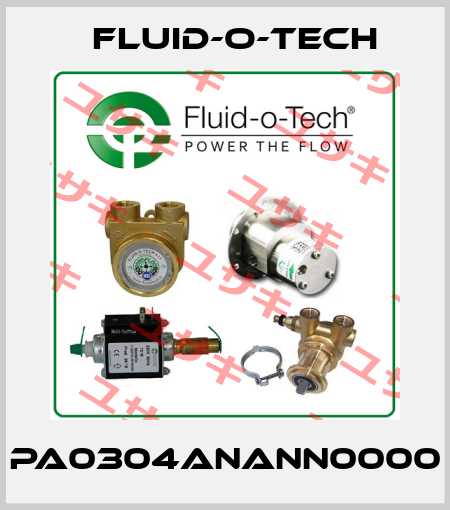 PA0304ANANN0000 Fluid-O-Tech