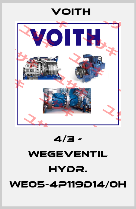 4/3 - Wegeventil hydr. WE05-4P119D14/0H Voith