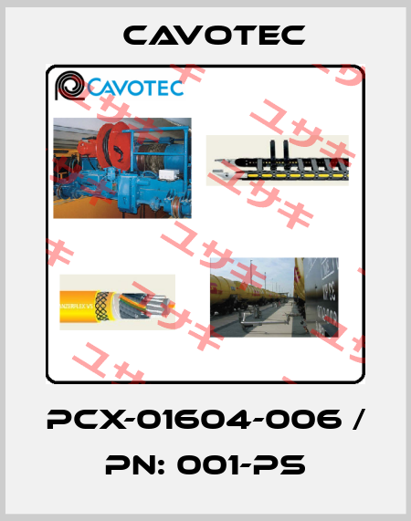 PCX-01604-006 / PN: 001-PS Cavotec