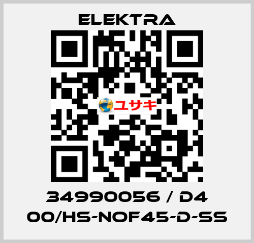 34990056 / D4 00/HS-NOF45-D-SS ELEKTRA