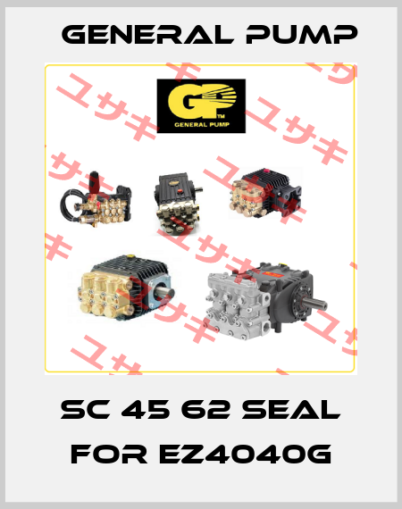 SC 45 62 seal for EZ4040G General Pump