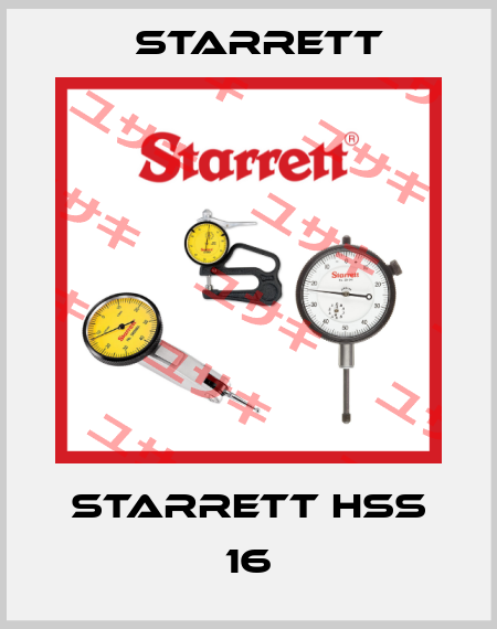 Starrett HSS 16 Starrett