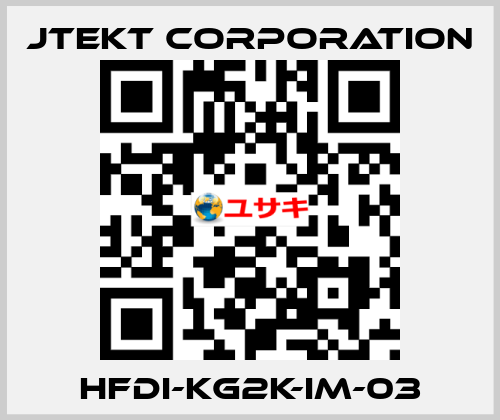 HFDI-KG2K-IM-03 JTEKT CORPORATION