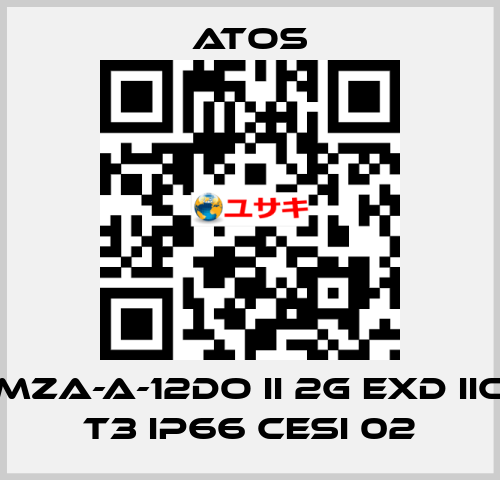 MZA-A-12DO II 2G Exd IIC T3 IP66 CESI 02 Atos