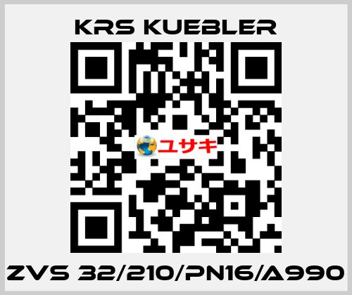 ZVS 32/210/PN16/A990 KRS KUEBLER