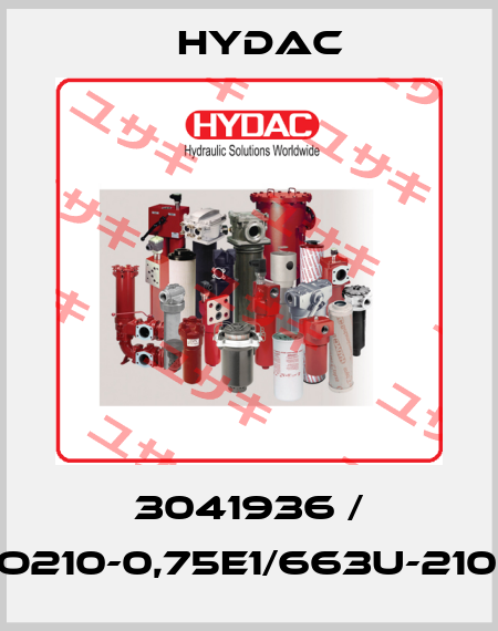 3041936 / SBO210-0,75E1/663U-210AB Hydac