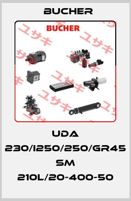 UDA 230/i250/250/GR45 SM 210L/20-400-50 Bucher