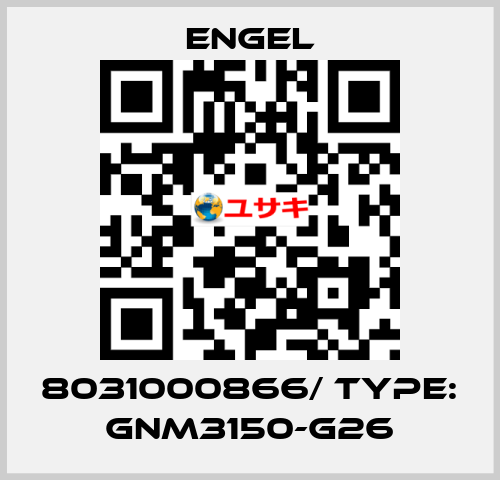 8031000866/ TYPE: GNM3150-G26 ENGEL