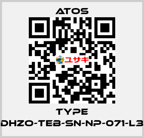Type DHZO-TEB-SN-NP-071-L3 Atos