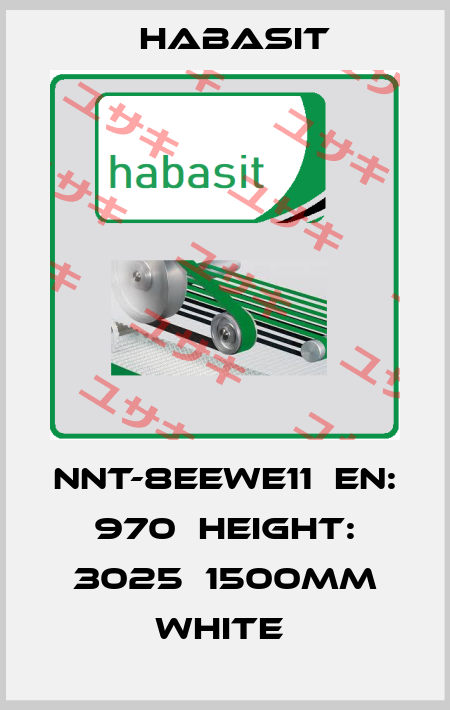 NNT-8EEWE11  EN: 970  Height: 3025  1500MM WHITE  Habasit