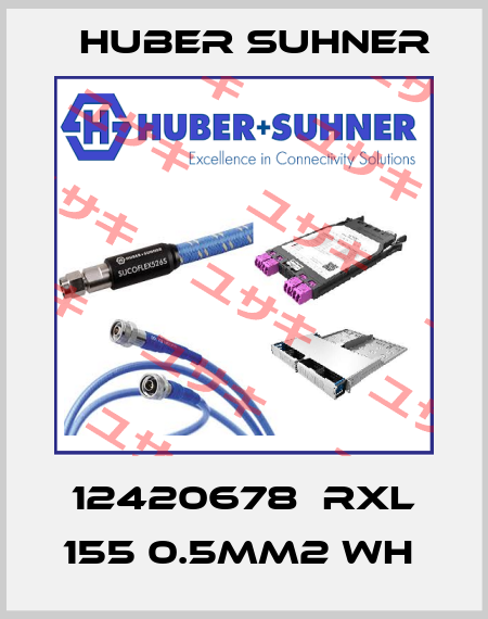 12420678  RXL 155 0.5MM2 WH  Huber Suhner