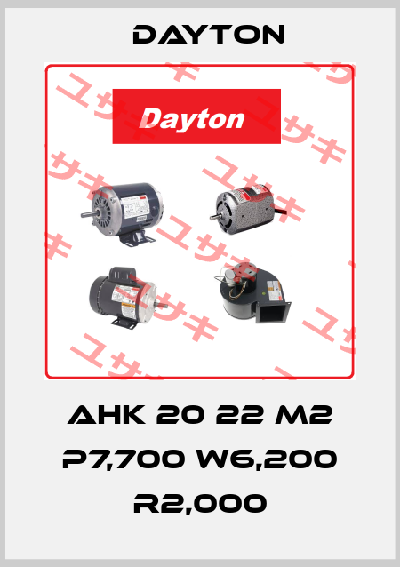 AHK20 S22 P7.7 W6.2R2 M2X2 DAYTON