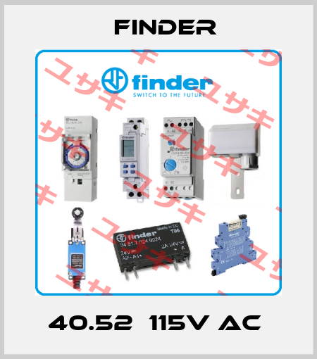 40.52  115V AC  Finder