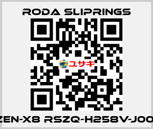 ZEN-X8 RSZQ-H258V-J001 Roda Sliprings