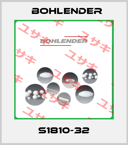 S1810-32 Bohlender