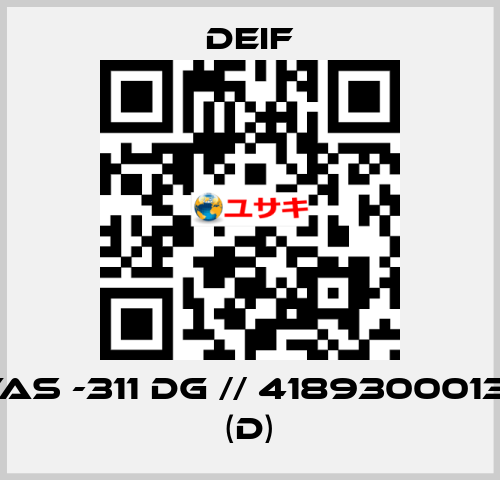 TAS -311 DG // 41893000131 (D) Deif