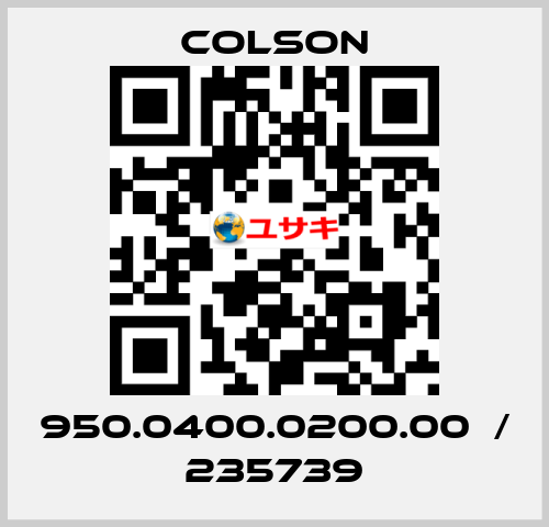 950.0400.0200.00  / 235739 Colson