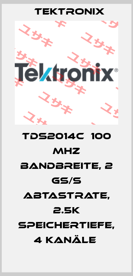 TDS2014C  100 MHz Bandbreite, 2 GS/s Abtastrate, 2.5K Speichertiefe, 4 Kanäle  Tektronix